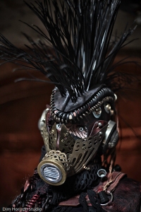 The Mohawk Headpiece for the 'Siri' costume was a huge learning curve. While happy with the result, the journey was fraught with errors that demanded serious improvisation.